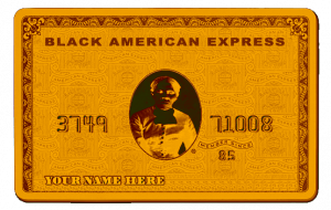 BLACK-AMERICAN-EXPRESS-CARD-MELANIN-VALLEY GOLD